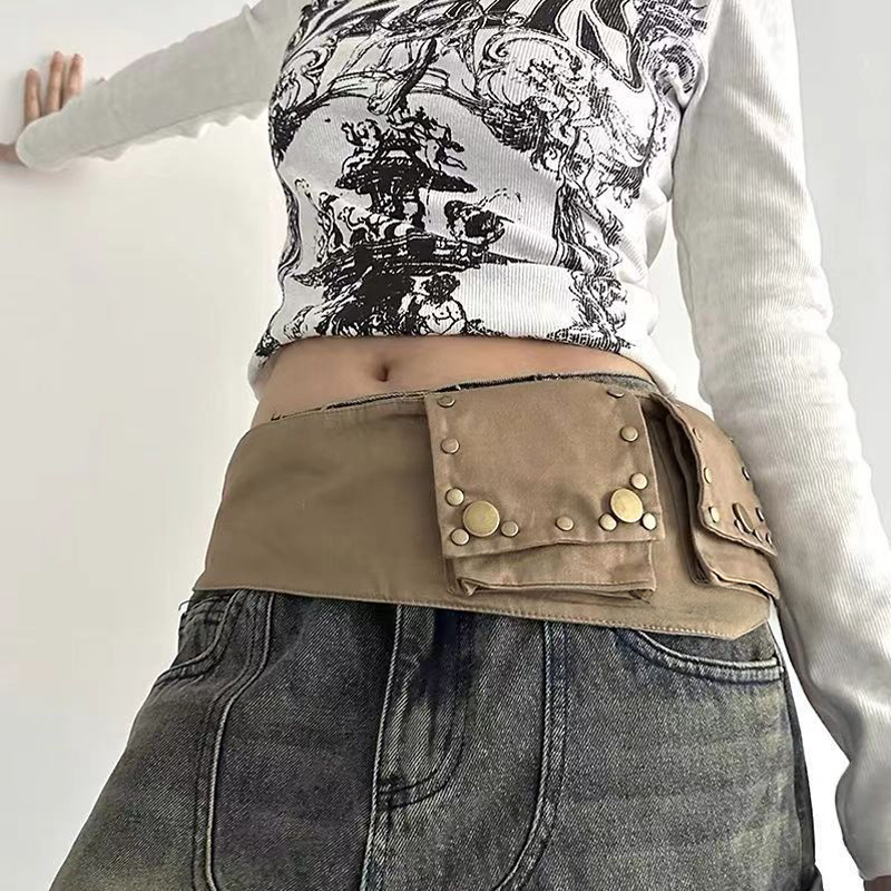 Vintage Women Fashion - 2026 Retro Hip-hop Vintage Waist Bag