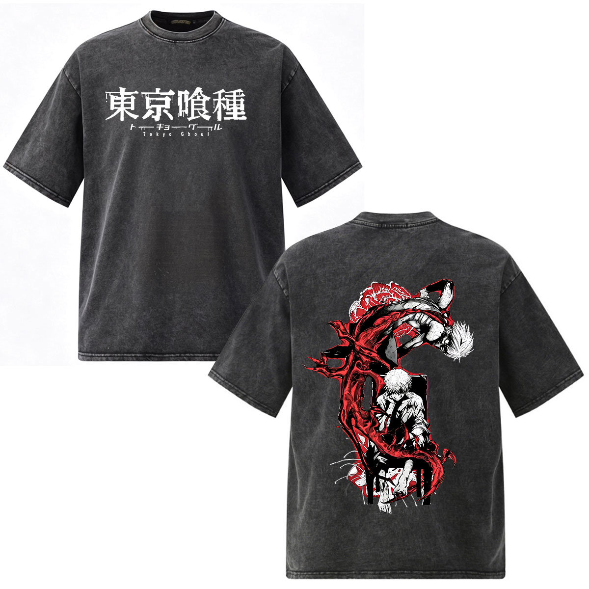 Vintage Ken Fashion - Anime Tokyo Ghoul Ken Kaneki T