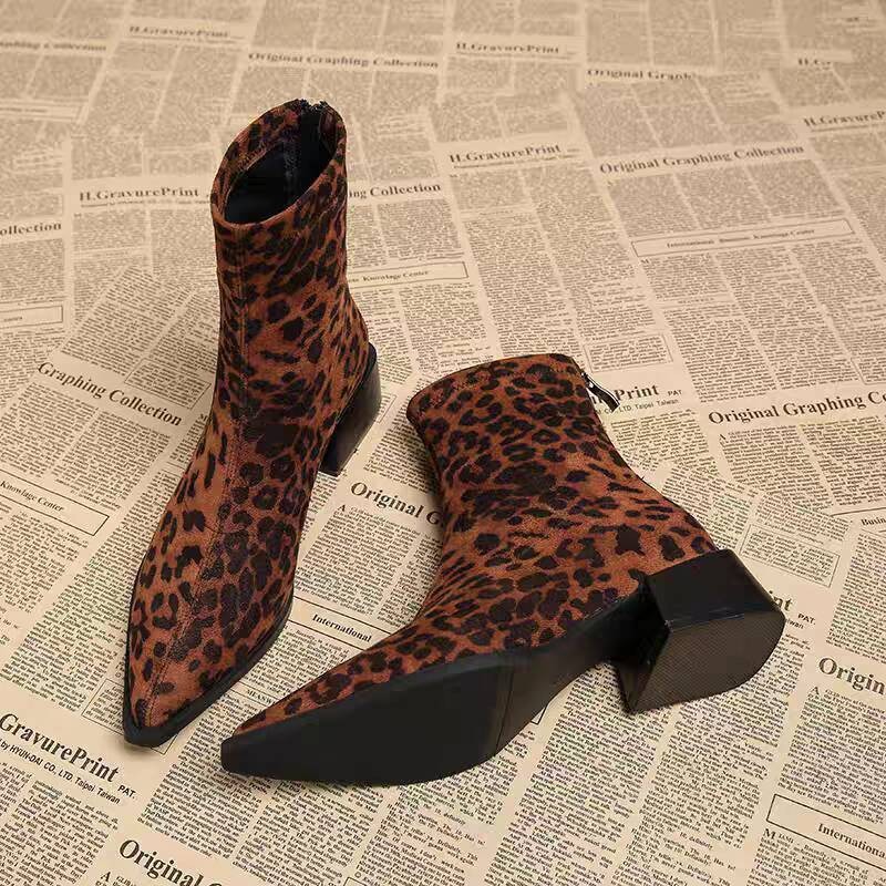 Vintage Old Fashion - New Low Heel Women Mordern Ankle