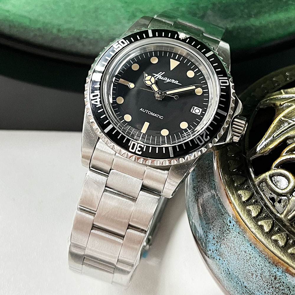 Vintage Fashion Complete - 39mm Vintage Shell Round Glass NH35
