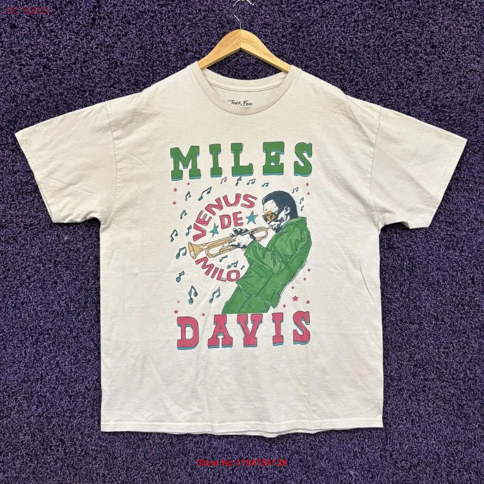 Miles Davis Venus De Milo T Sh - Vintage Fashion De recension och pris