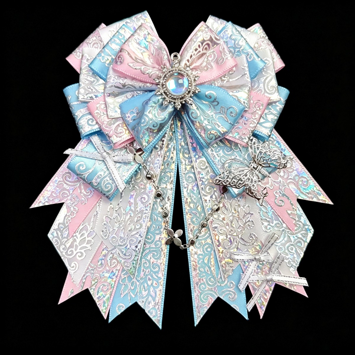 Vintage Laser Ribbon Bow Brooc - Vintage Fashion Exhibition recension och pris