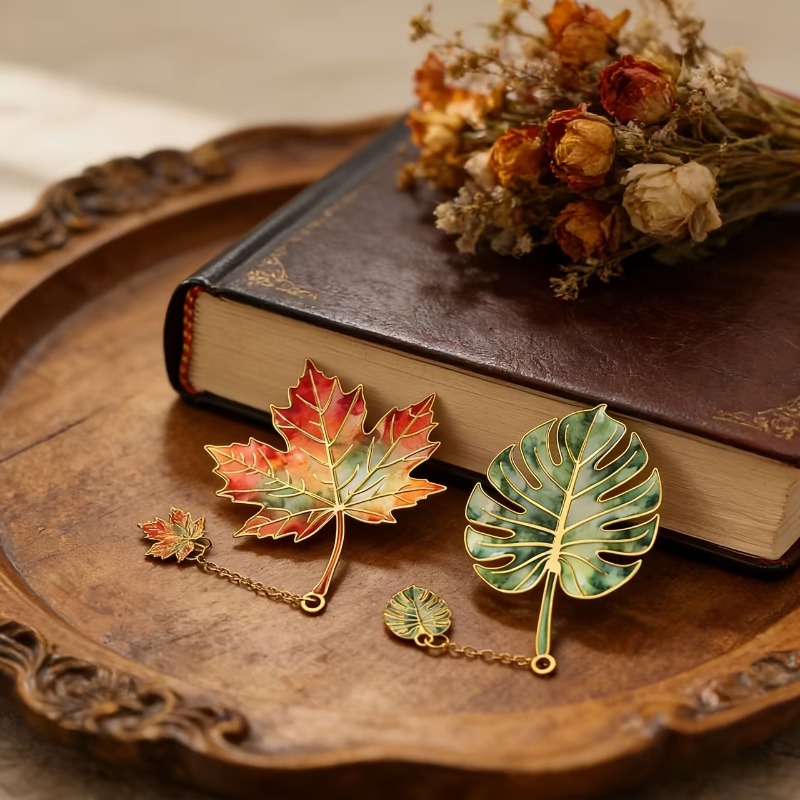 1 Pcs Vintage Leaf Bookmark Wi - Vintage Fashion Books recension och pris