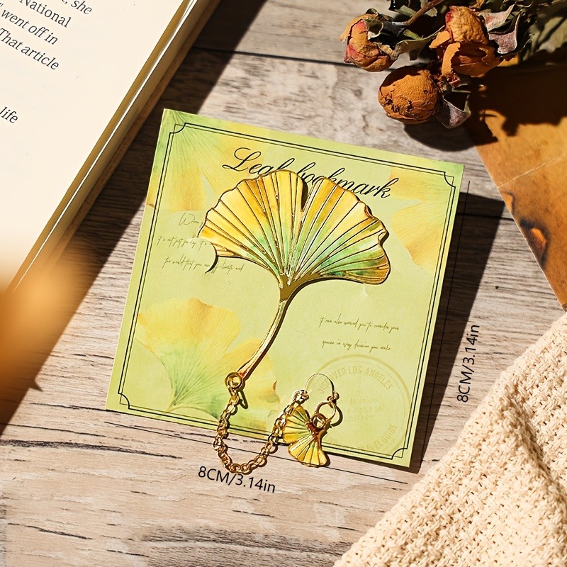 1 Pcs Vintage Leaf Bookmark Wi - Vintage Fashion Books recension och pris