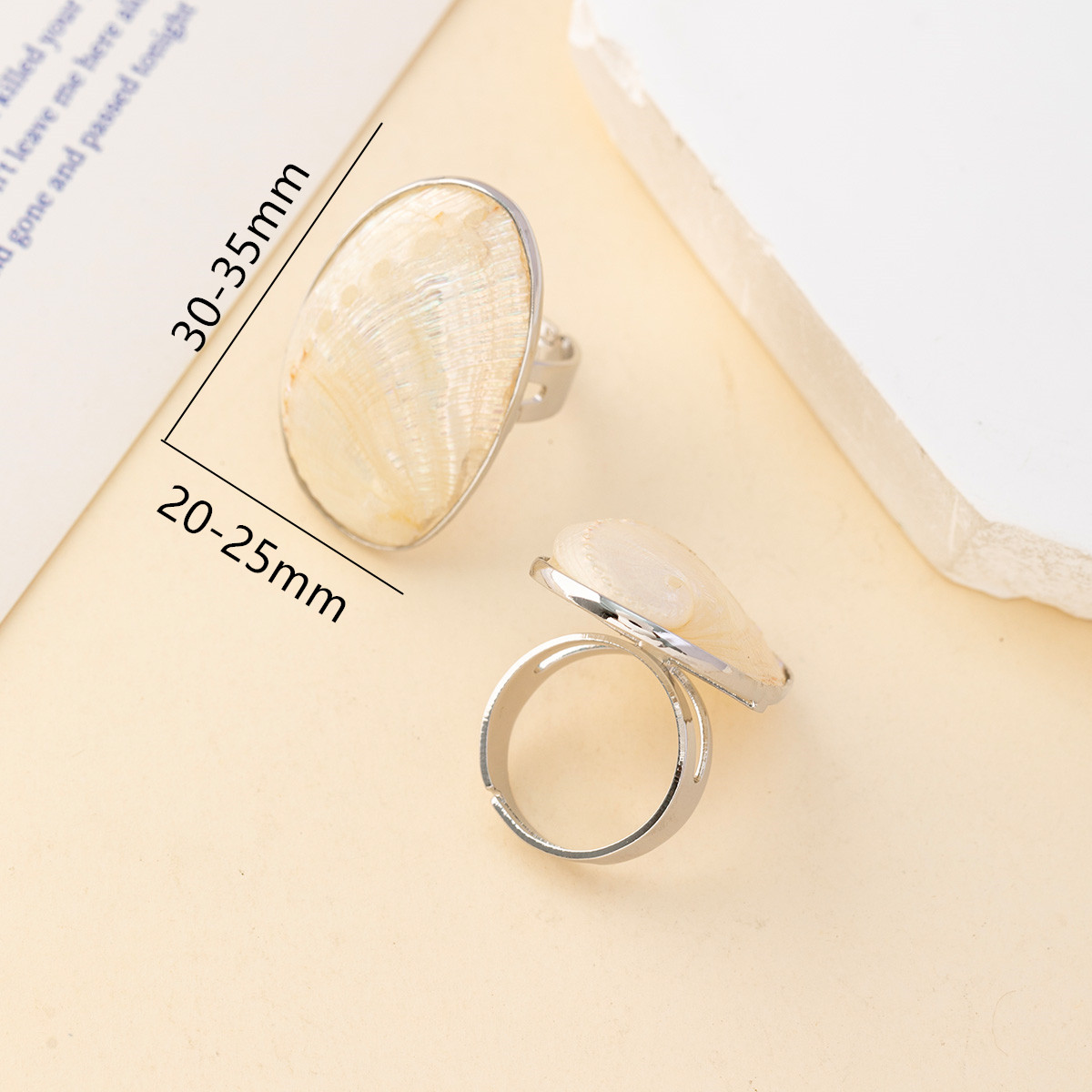 Vintage Chunky Shell Rings for - Vintage Fashion Outlet recension och pris