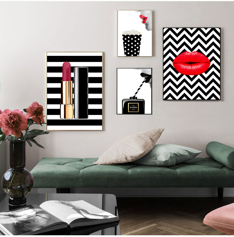 Posters Prints Vintage Canvas  - Vintage Fashion Sketches recension och pris