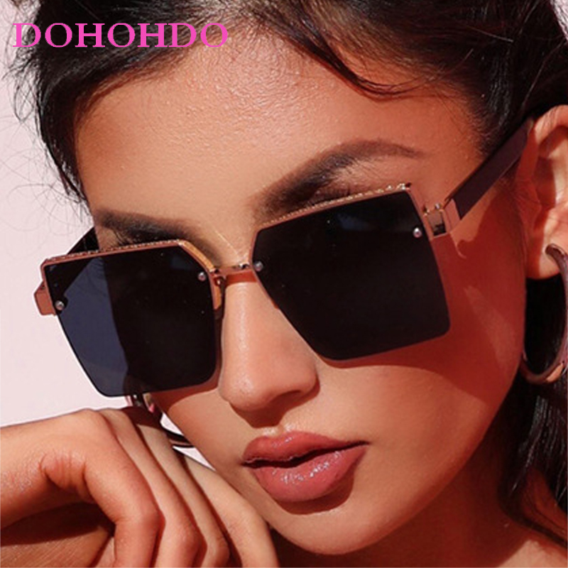 Vintage Square Metal Sunglasse - Vintage Fashion De recension och pris