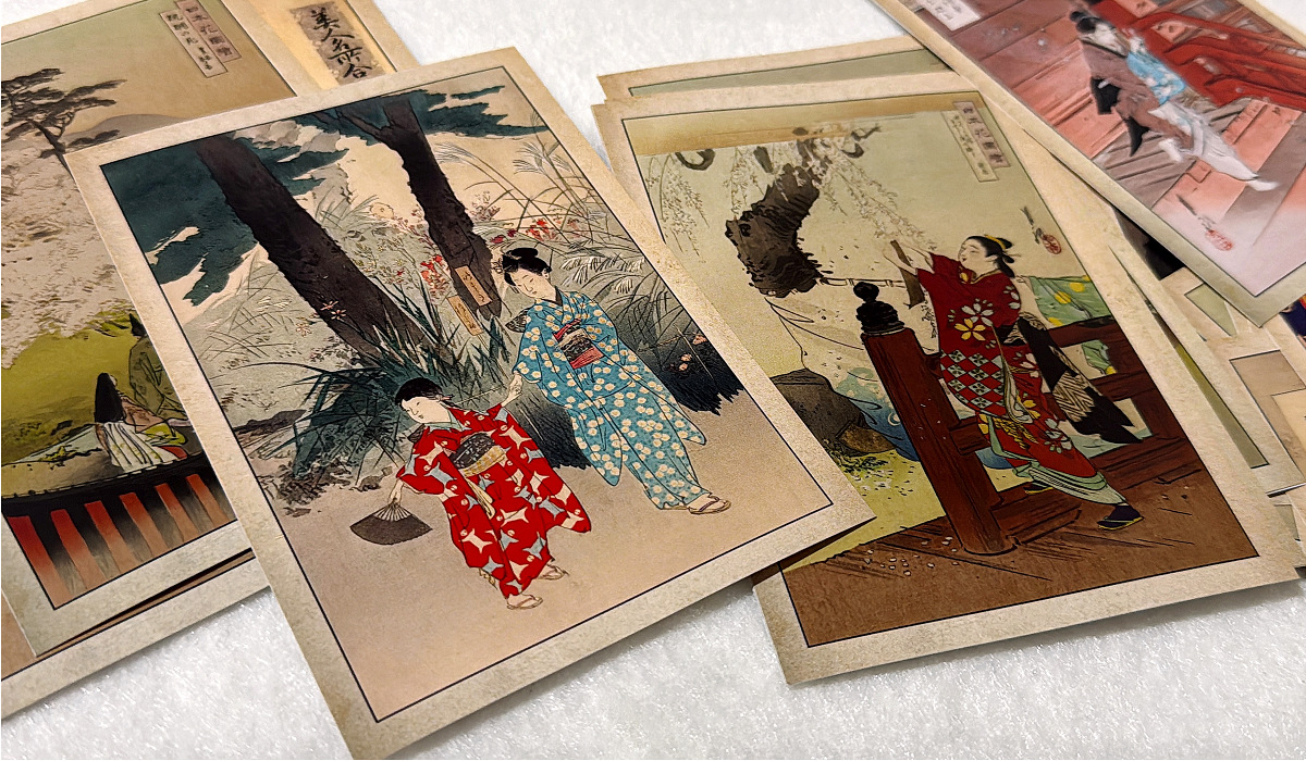 30Pcs Ogata Gekko Painting Pho - Vintage Fashion Journal recension och pris