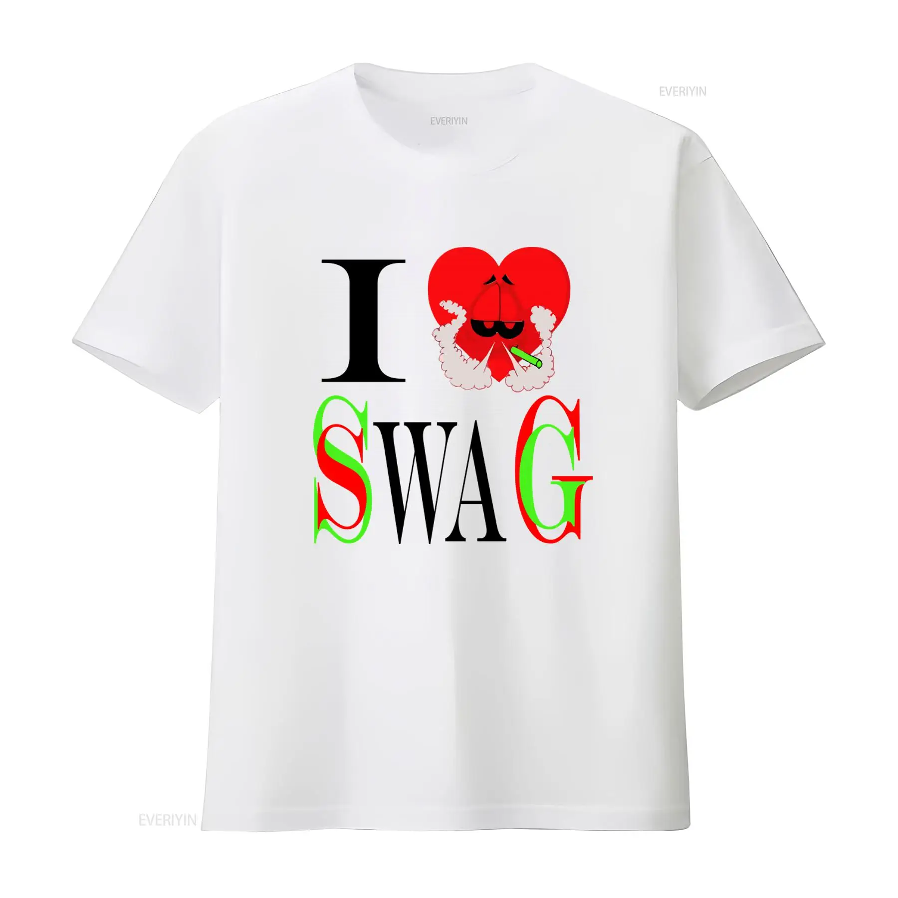 I Swag Heart Print T shirt Ret - Vintage Fashion Looks recension och pris