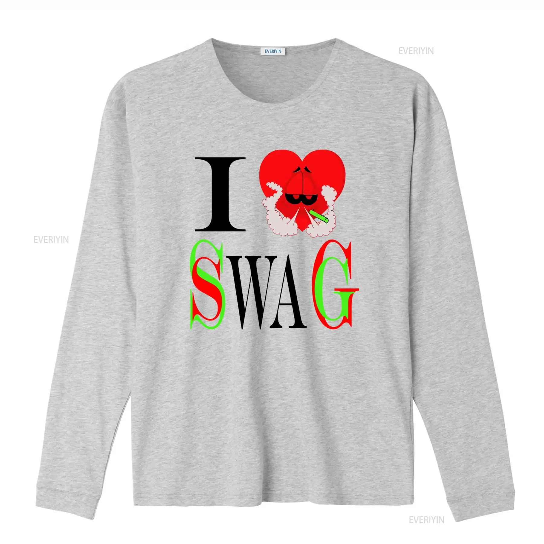 I Swag Heart Print T shirt Ret - Vintage Fashion Looks recension och pris
