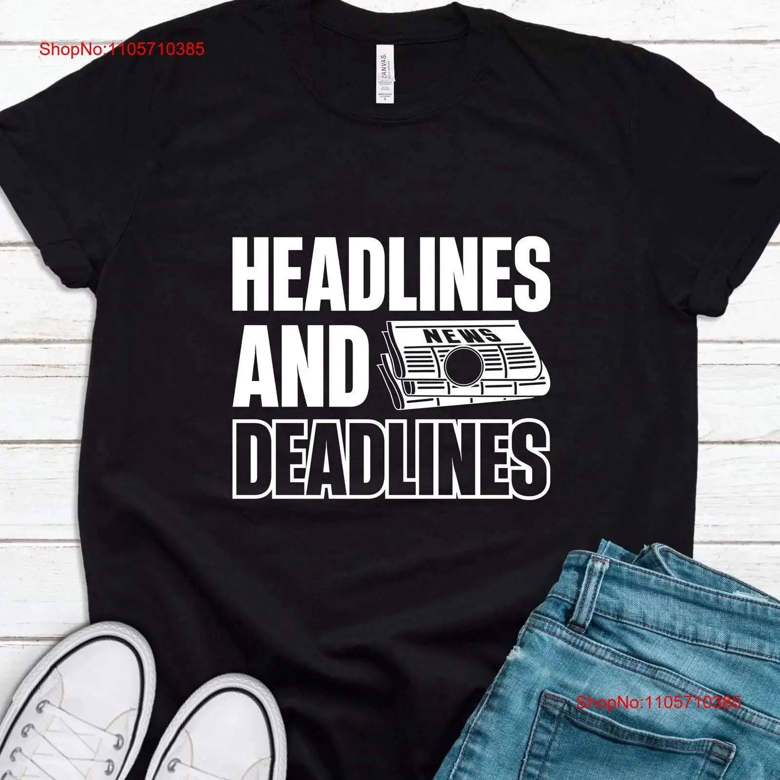 JournalisT T Shirt Reporter Jo - Vintage Fashion Journal recension och pris