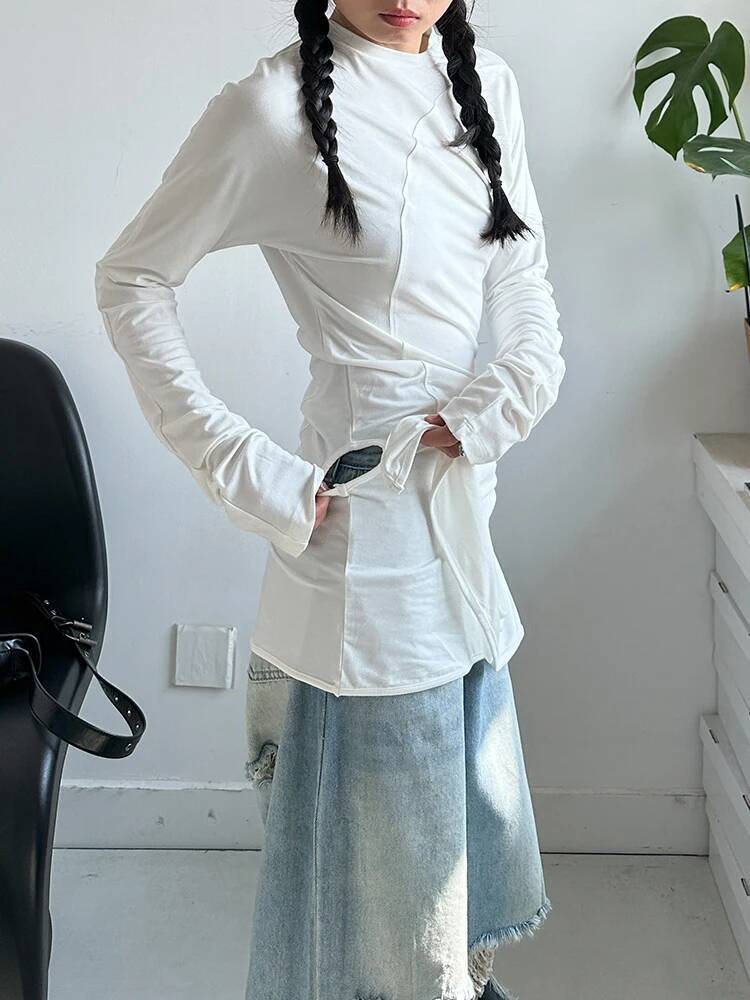 Hem Women White Irregular Eleg - Vintage Fashion Build recension och pris