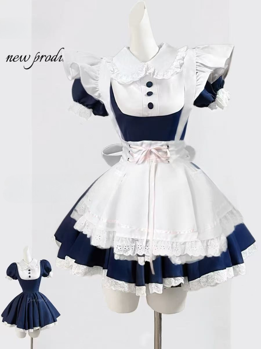 Gothic Black Lolita 3 Piece Dr - Vintage Fashion Pieces recension och pris