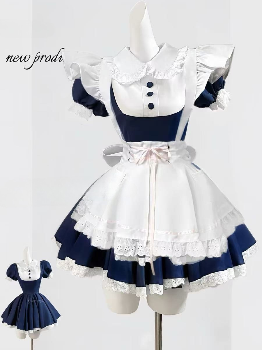 Gothic Black Lolita 3 Piece Dr - Vintage Fashion Pieces recension och pris