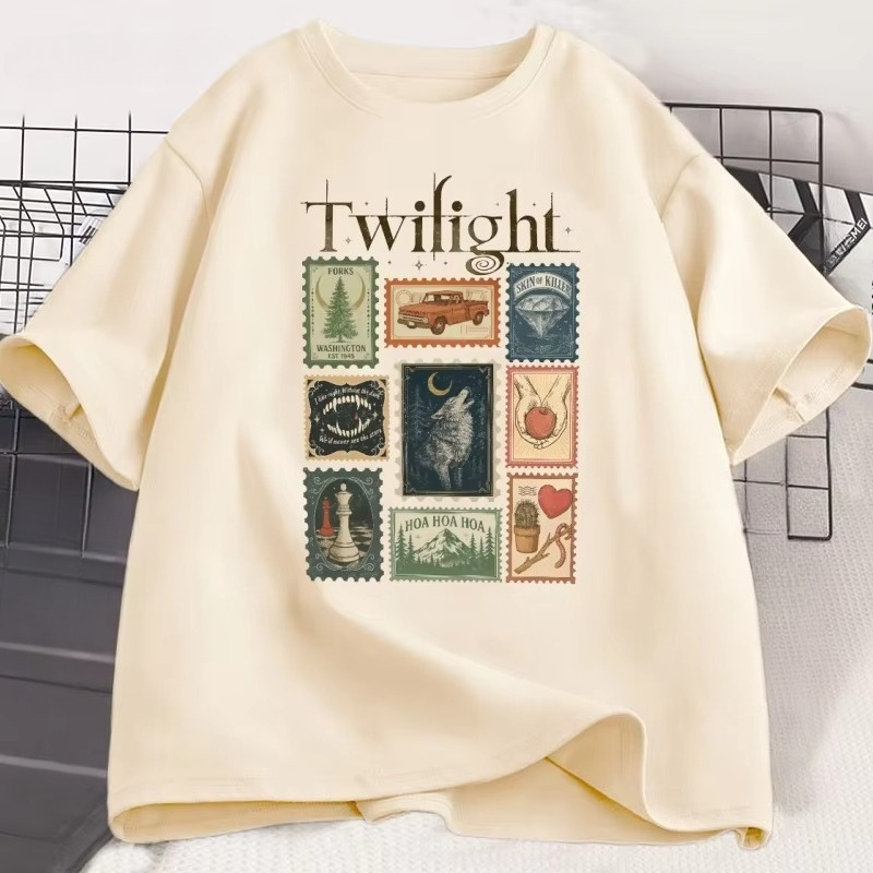 Vintage Twilight Forks T-shirt - Vintage Fashion Books recension och pris