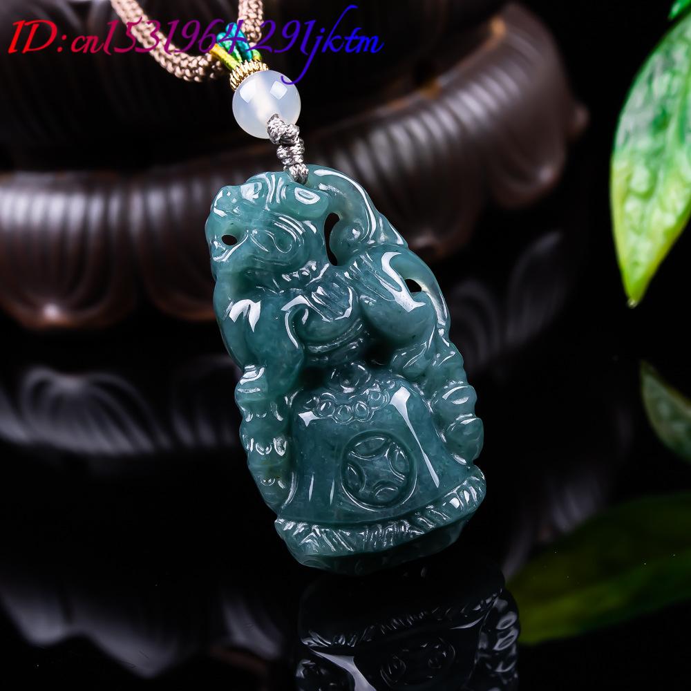 Burmese Jadeite Pixiu Pendant  - Vintage Women Fashion recension och pris