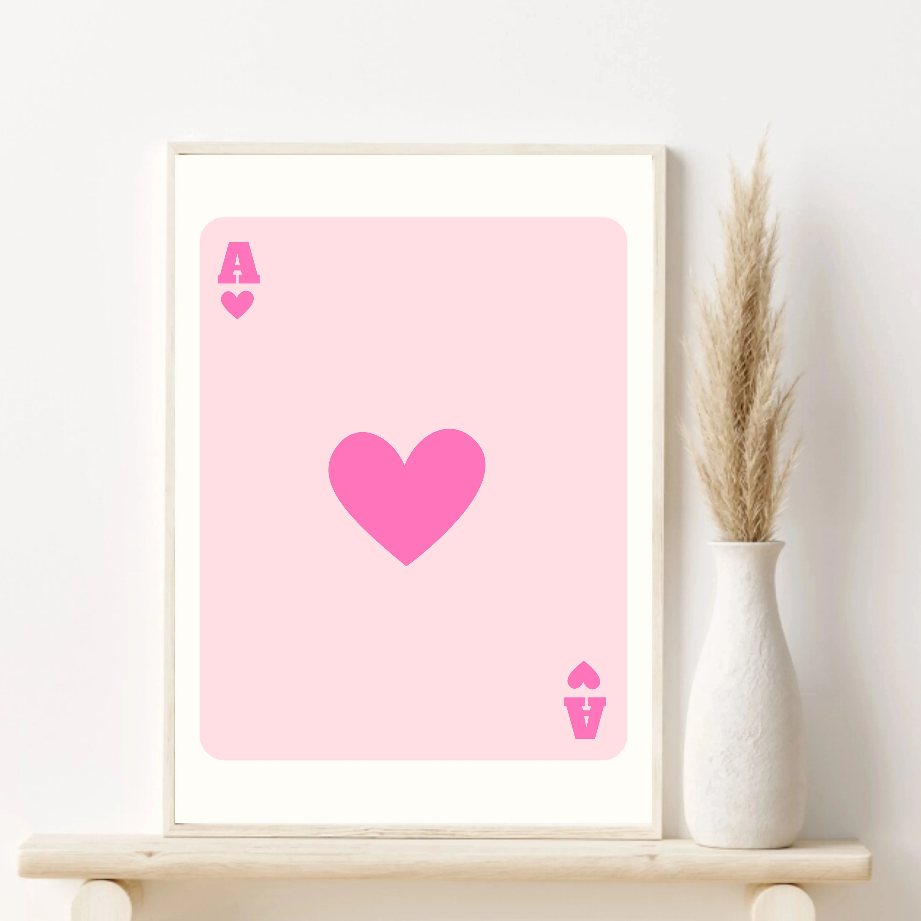 1pc Canvas painting  Pink Mati - Vintage Fashion Art recension och pris