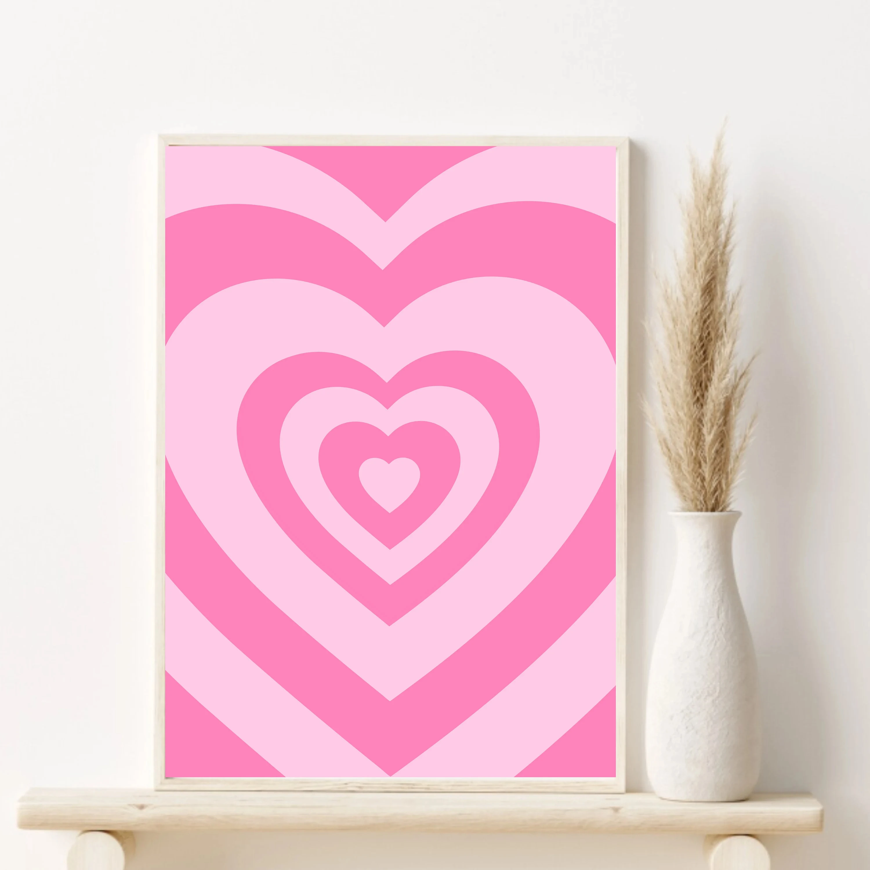 1pc Canvas painting  Pink Mati - Vintage Fashion Art recension och pris