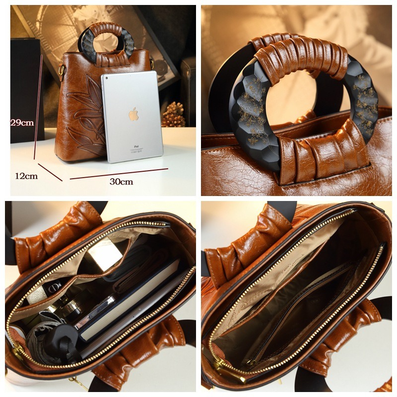 Vintage Ethnic Style Leather W - Vintage Fashion In Chinese recension och pris