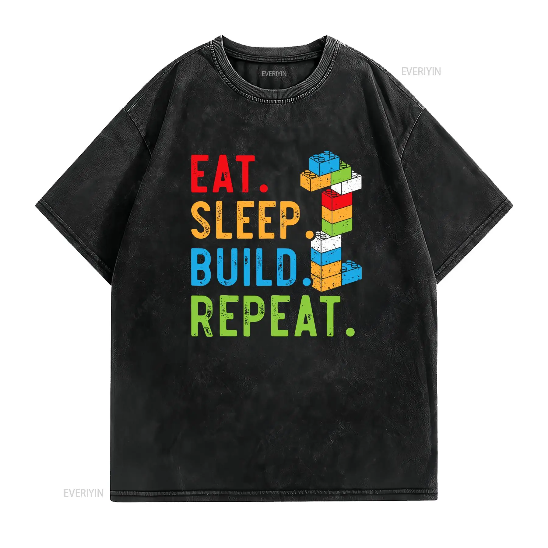 Eat Sleep Build Repeat Master  - Vintage Fashion Build recension och pris