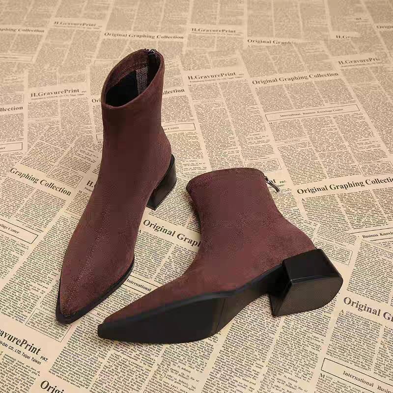 New Low Heel Women Mordern Ank - Vintage Old Fashion recension och pris