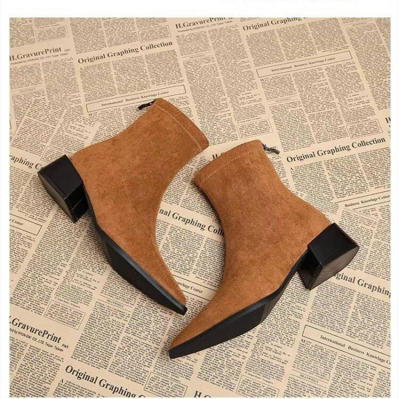 New Low Heel Women Mordern Ank - Vintage Old Fashion recension och pris