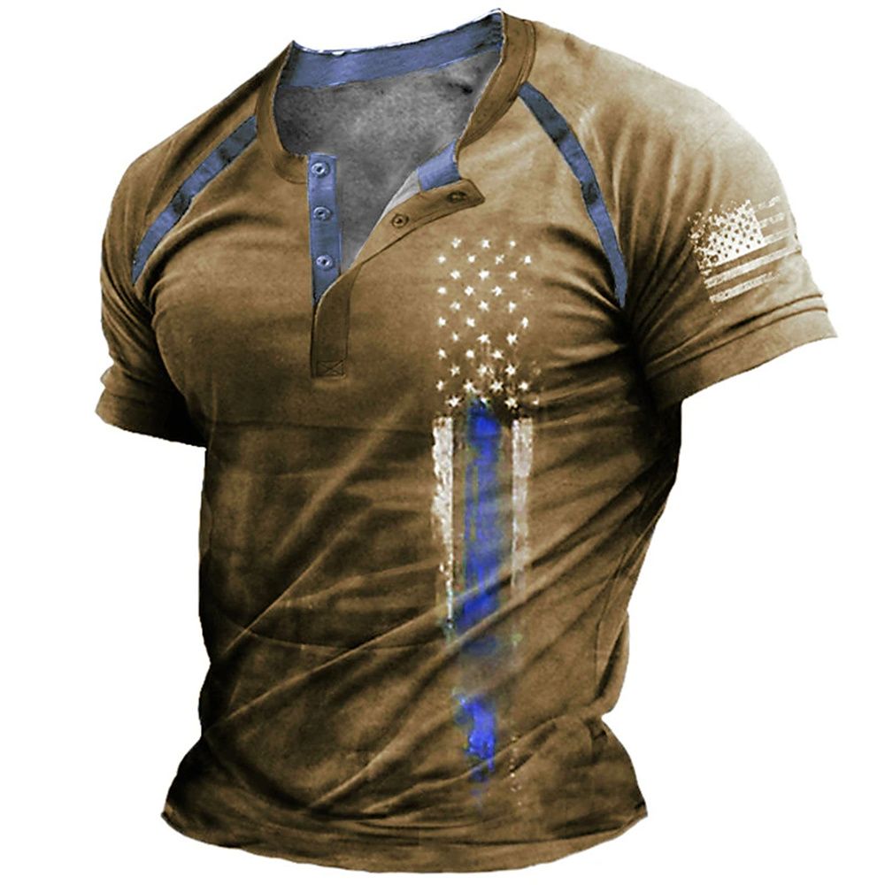 Funny 3D American Flag Print M - Vintage Old Fashion recension och pris