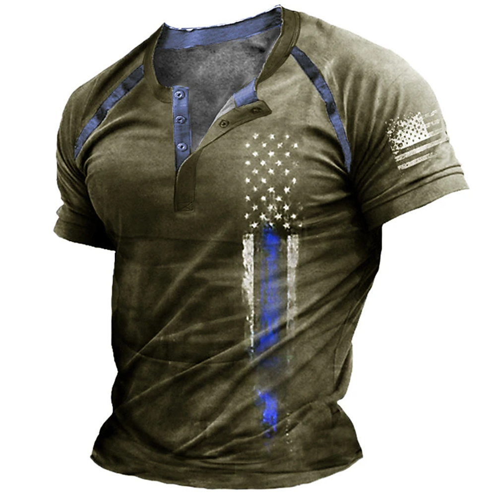 Funny 3D American Flag Print M - Vintage Old Fashion recension och pris