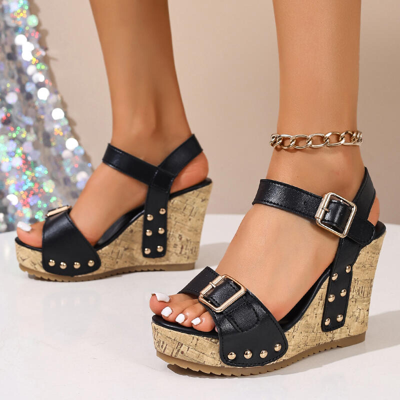 Vintage Platform Wedge Heel An - Vintage Old Fashion recension och pris