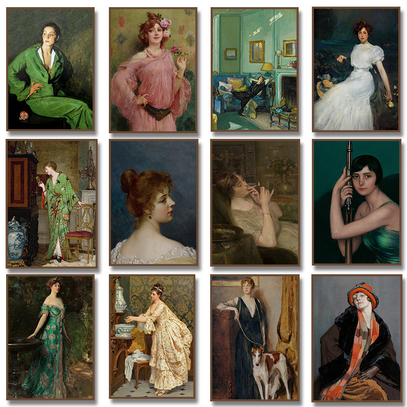 Renaissance Women Portrait Pos - Vintage Fashion Art recension och pris