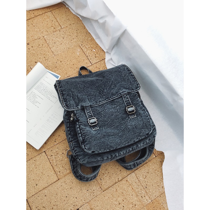 Vintage Denim Backpack For Wom - Vintage Fashion Books recension och pris