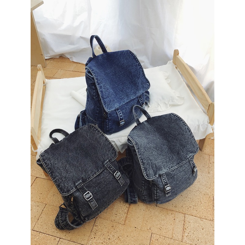 Vintage Denim Backpack For Wom - Vintage Fashion Books recension och pris