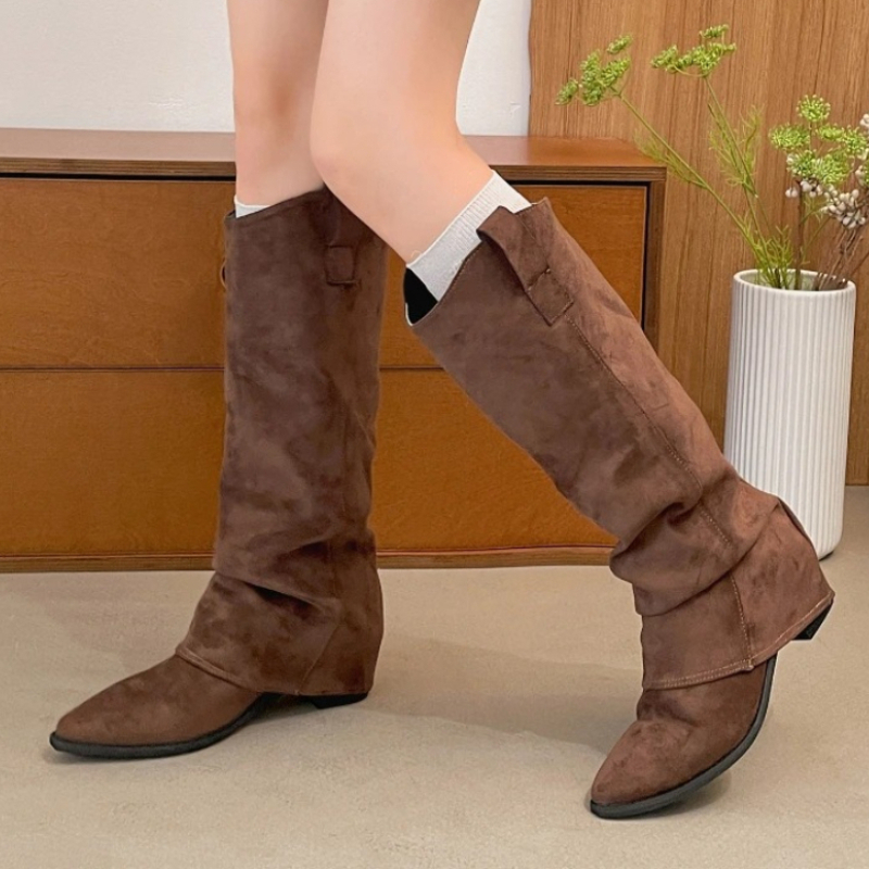 Autumn Winter Vintage Thick He - Vintage Fashion Boots recension och pris