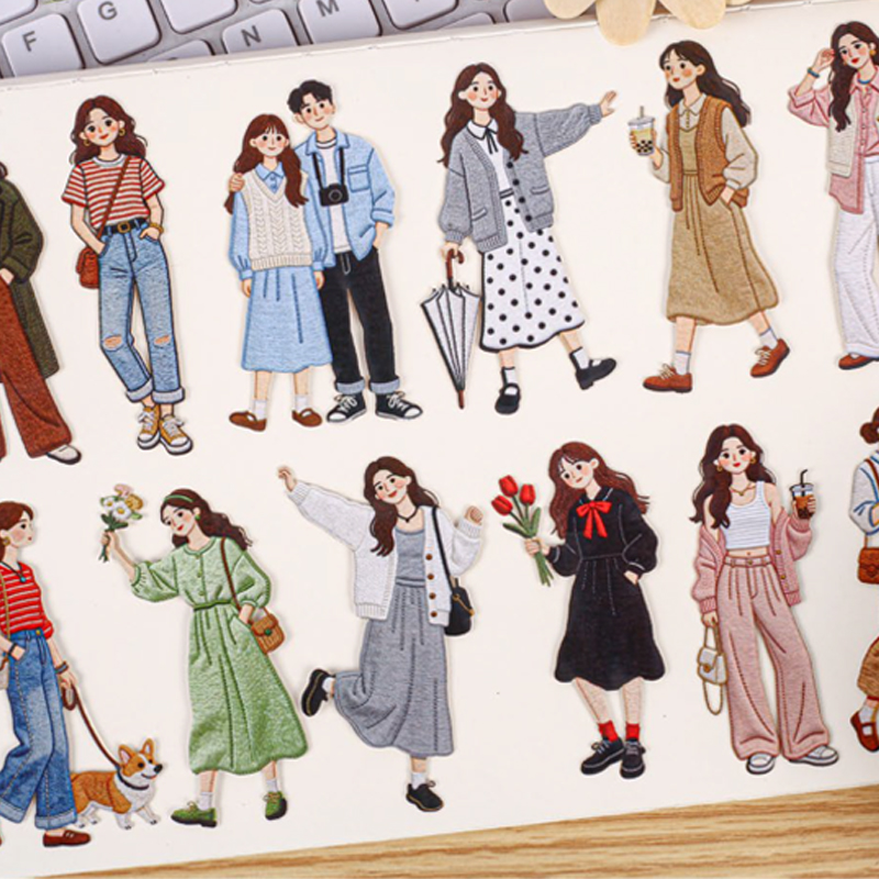 Vintage Fashion Girl Sticker P - Vintage Fashion Journal recension och pris