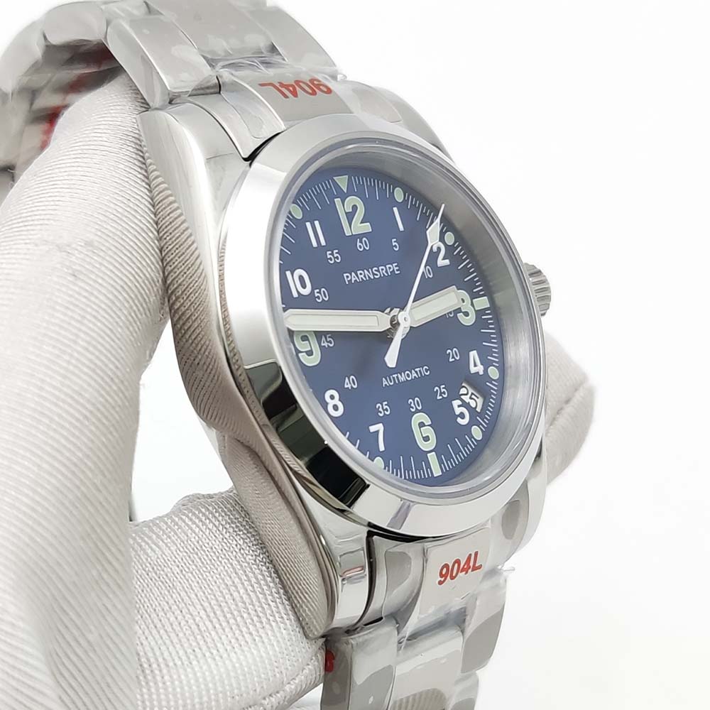 New 39mm Steel NH35 Automatic  - Vintage Fashion Complete recension och pris