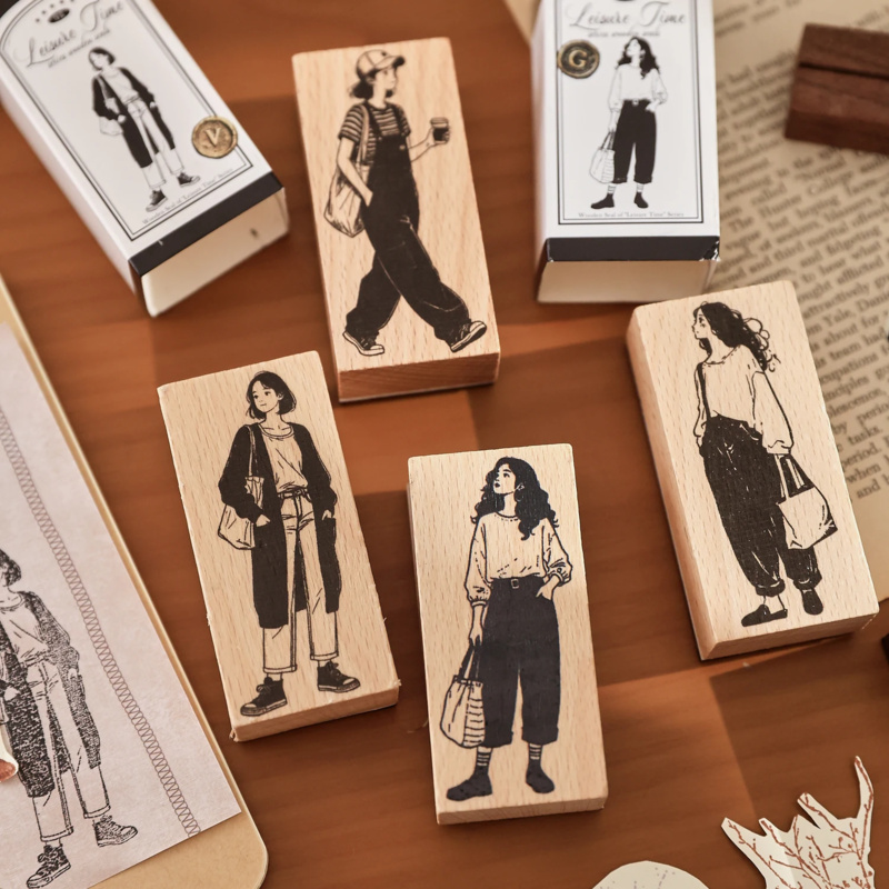 Creative Fashion Girl Wood Sta - Vintage Fashion Journal recension och pris