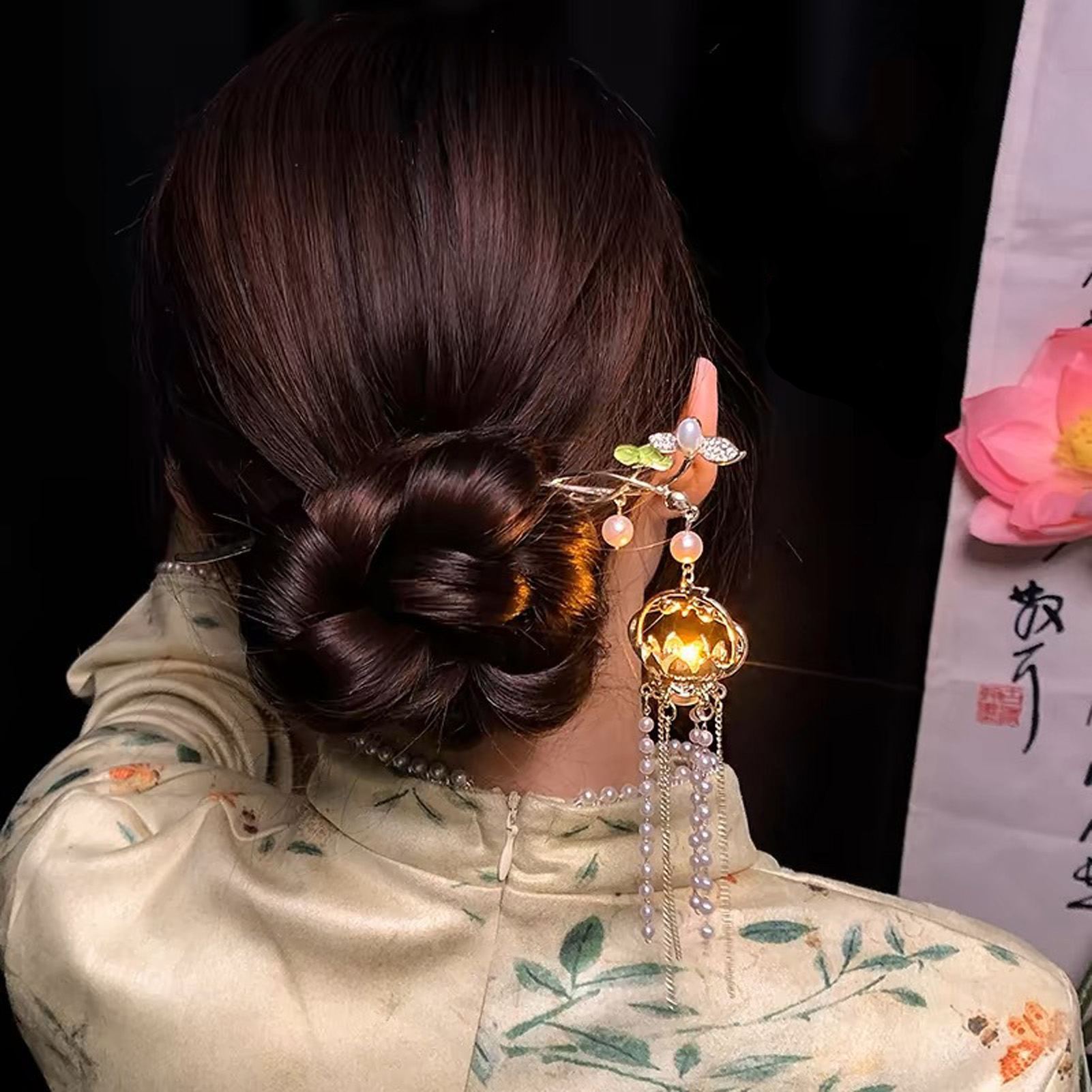 Luminous Flower Hairpin For Wo - Vintage Fashion In Chinese recension och pris