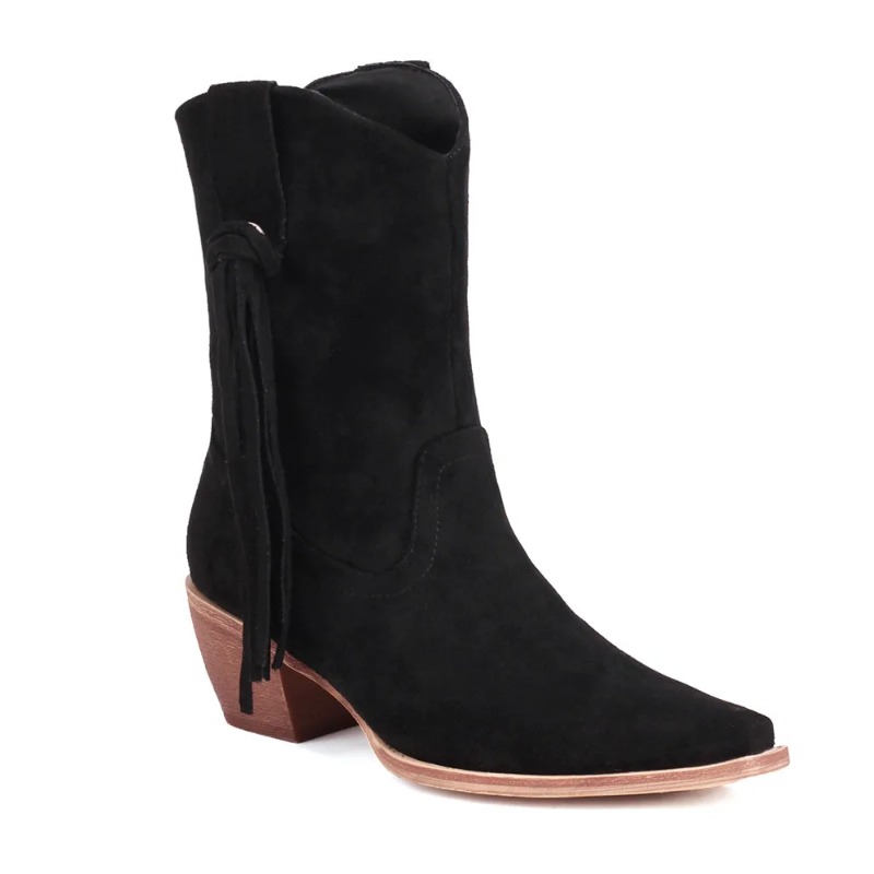 New Vintage Pointy Toe Horseha - Vintage Old Fashion recension och pris