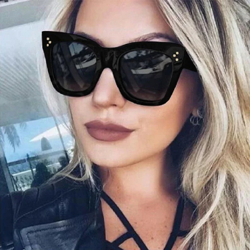 Square Retro Sunglasses Women  - Vintage Fashion De recension och pris