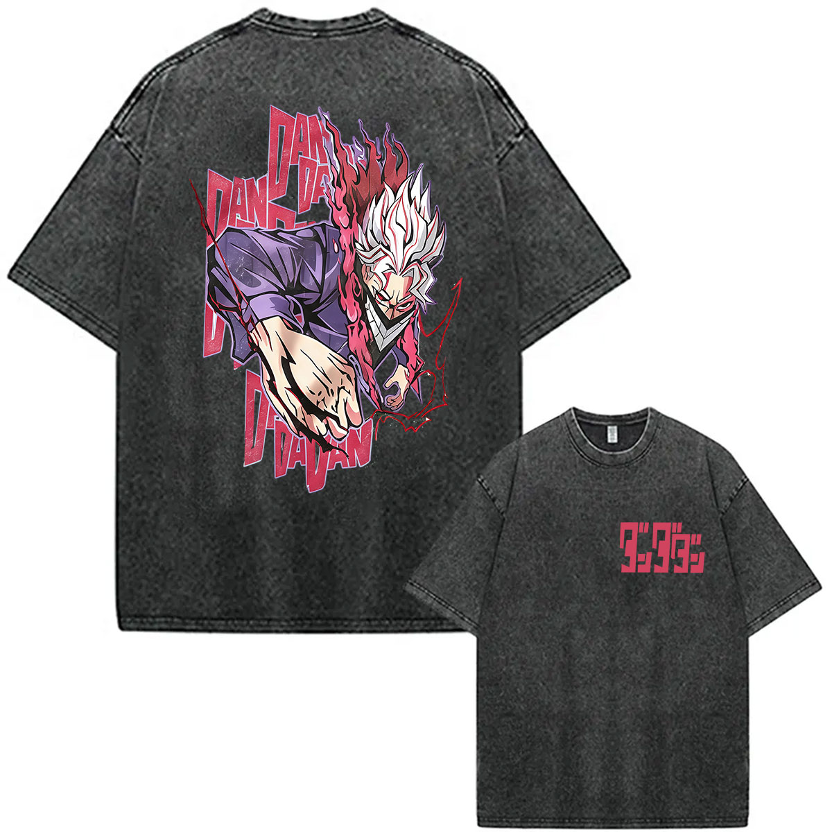 Vintage Washed Anime Dandadan  - Vintage Ken Fashion recension och pris