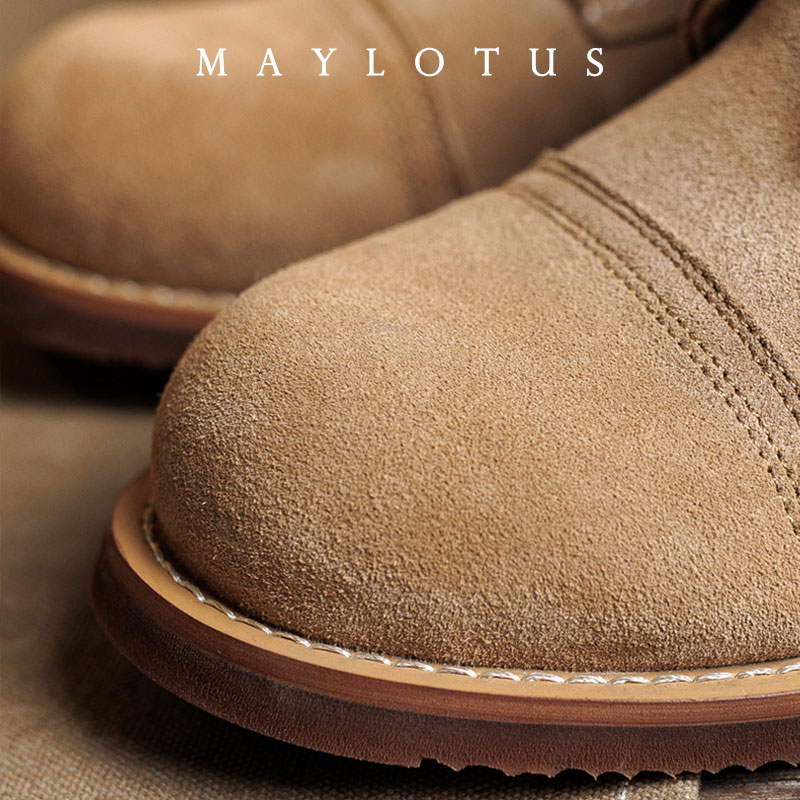 Suede Boot Goodyear-Welted Mot - Vintage Fashion Boots recension och pris