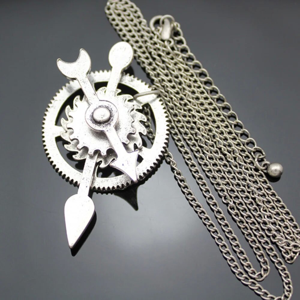 Steampunk Watch Clock Hand Gea - Vintage Women Fashion recension och pris