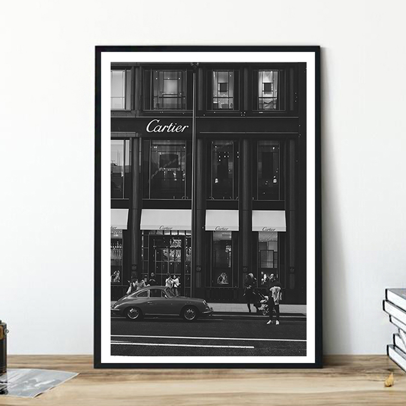 European Street Canvas Paintin - Vintage Fashion Art recension och pris