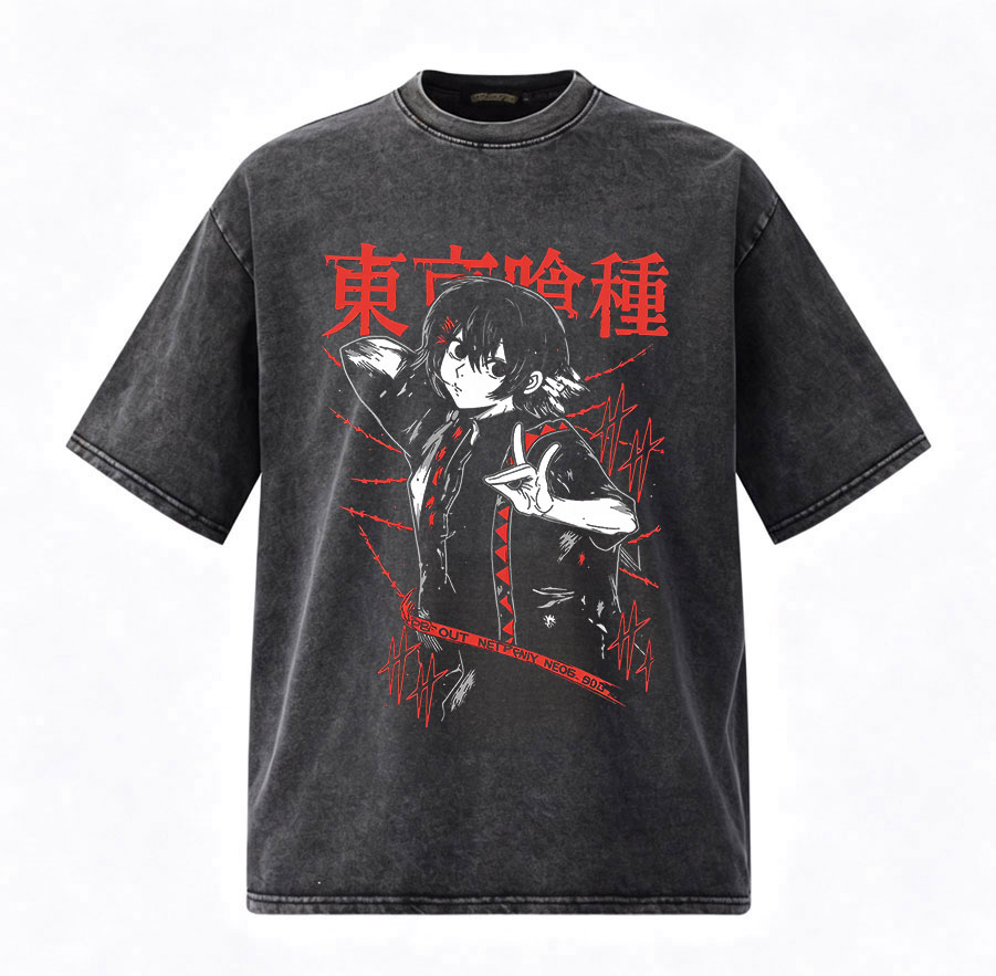 Vintage Washed Anime Tokyo Gho - Vintage Ken Fashion recension och pris