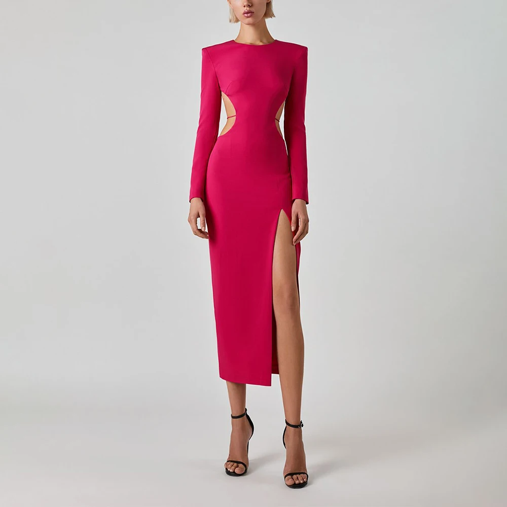Luxury Long Sleeve Hollow Out  - Vintage Fashion Exhibition recension och pris