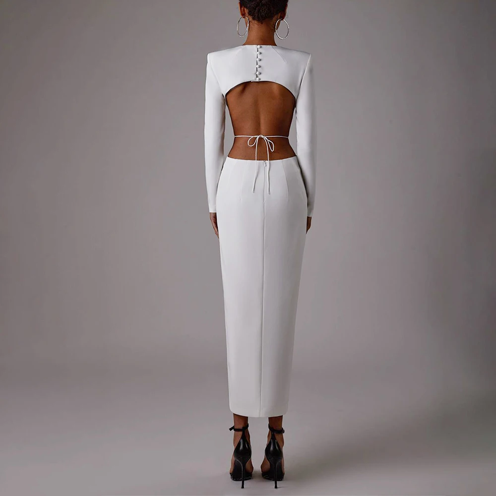 Luxury Long Sleeve Hollow Out  - Vintage Fashion Exhibition recension och pris