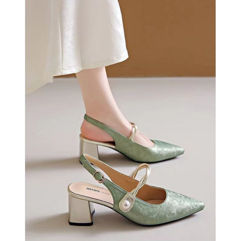 2026 Elegant Women Pointed Toe - Vintage Fashion Prints recension och pris