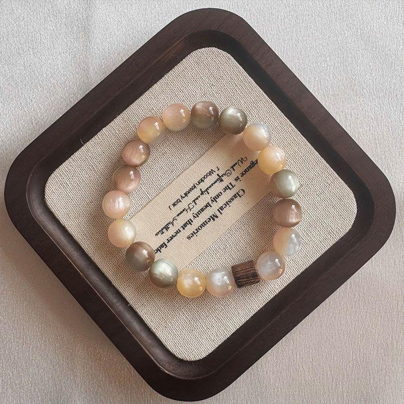 Vintage Pink Brown Beaded Brac - Vintage Fashion Exhibition recension och pris